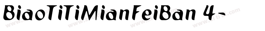 BiaoTiTiMianFeiBan 4字体转换